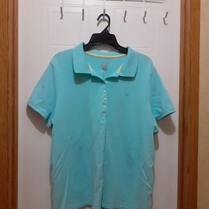 izod polo shirt light blue